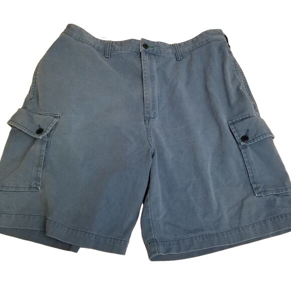 Tommy Hilfiger Blue Cargo Type Men's Shorts Lots of Pockets Very Good Size 34 - Picture 1 of 4